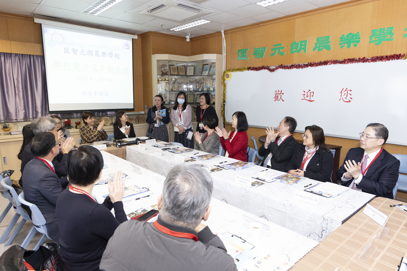 Photo ofEducation Commission visits special school
