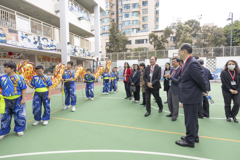 Photo ofEducation Commission visits special school