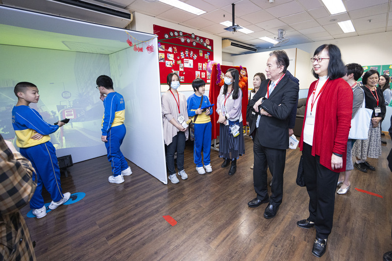 Photo ofEducation Commission visits special school