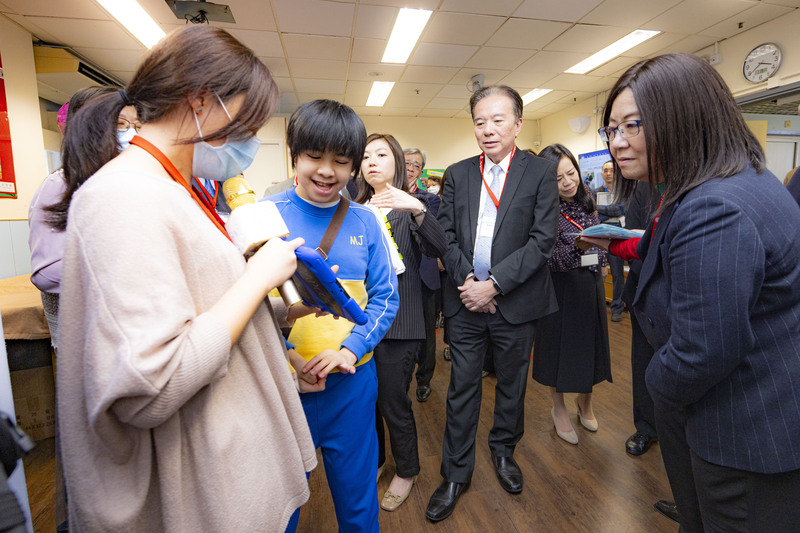 Photo ofEducation Commission visits special school