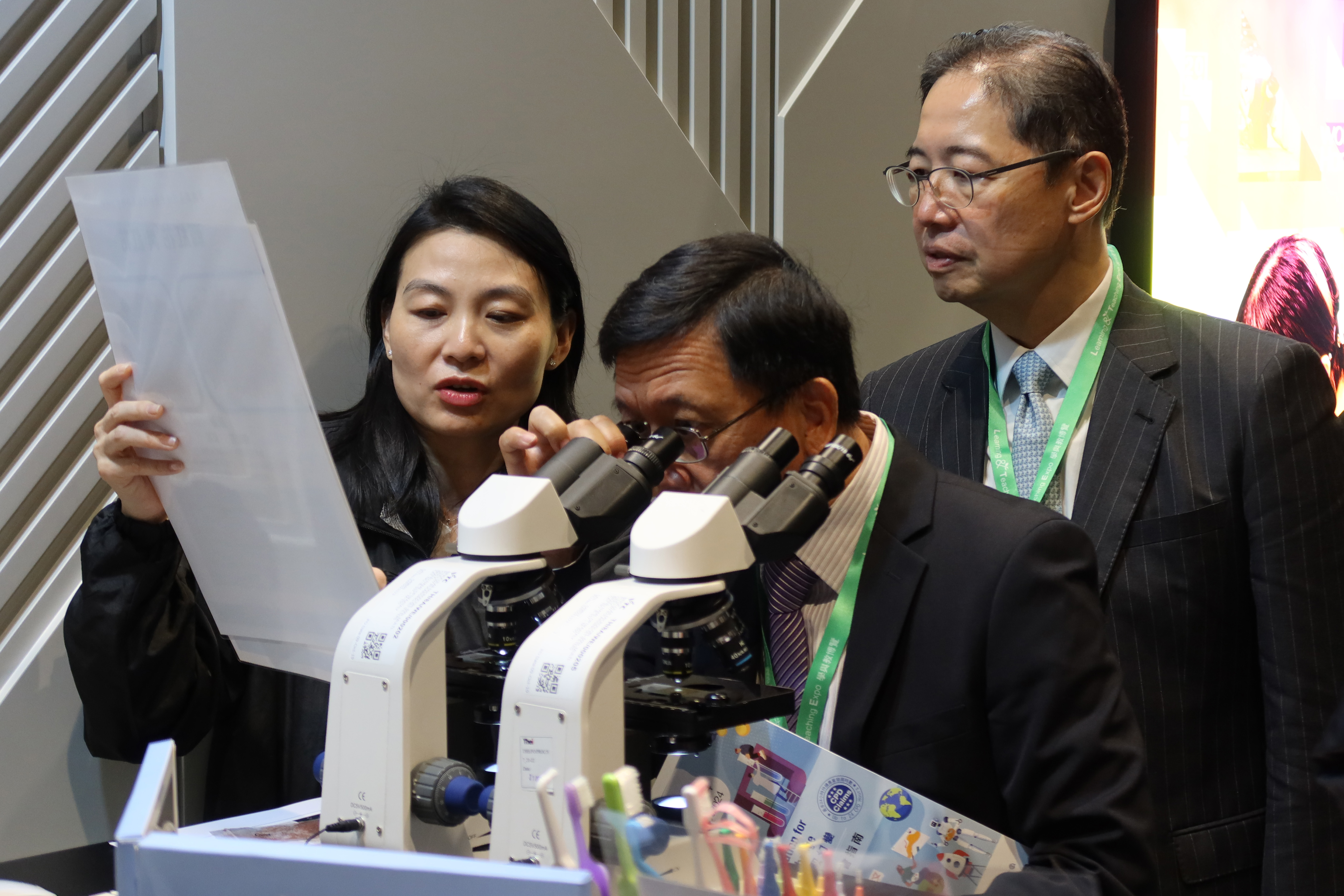 Photo ofEducation Commission members attend Learning and Teaching Expo  